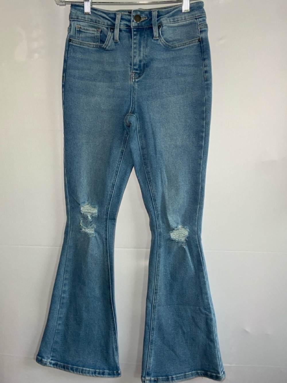 Fashion Nova Stretchy High Waist Bell Bottom Jeans